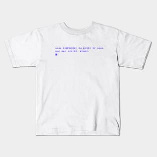 Commodore 64 System Ready Startup Screen v01 Kids T-Shirt